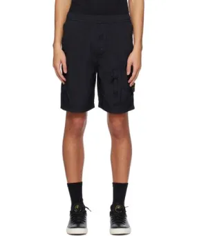 Stone Island Black L0219 Nylon Metal ECONYL Shorts