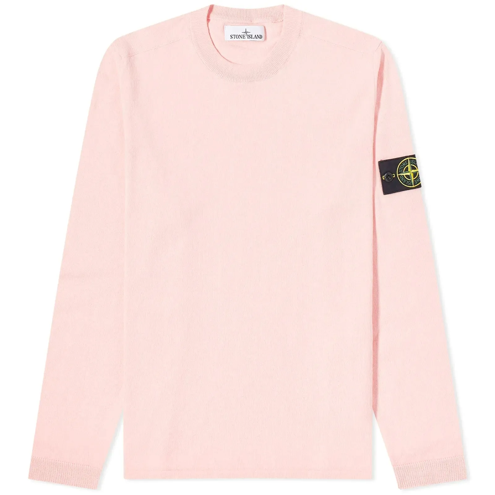 STONE ISLAND  |Crew Neck Street Style Long Sleeves Plain Cotton Logo