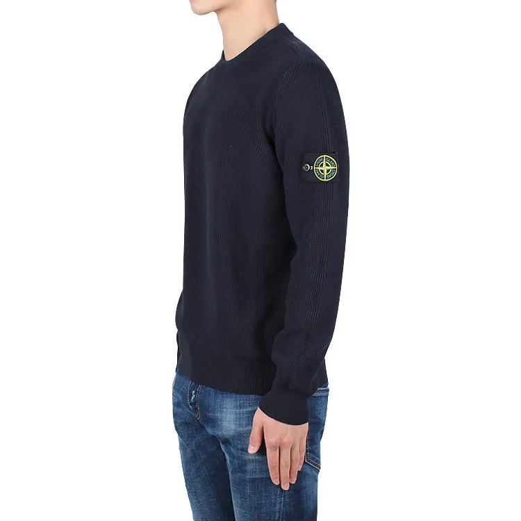 STONE ISLAND  |Logos on the Sleeves Logo Sweaters