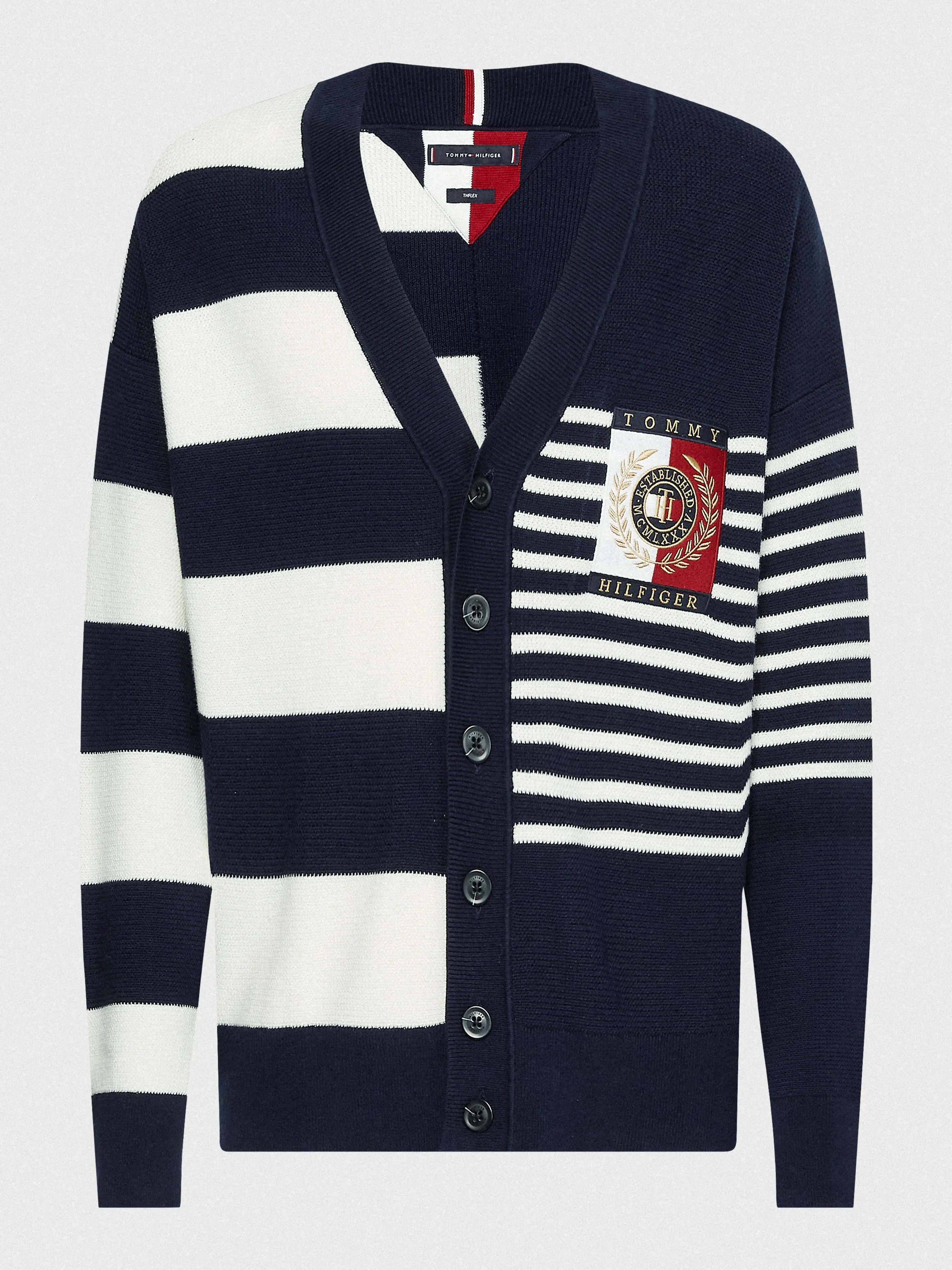 Stripe Crest Cardigan | Sweatshirts & Hoodies | Tommy Hilfiger