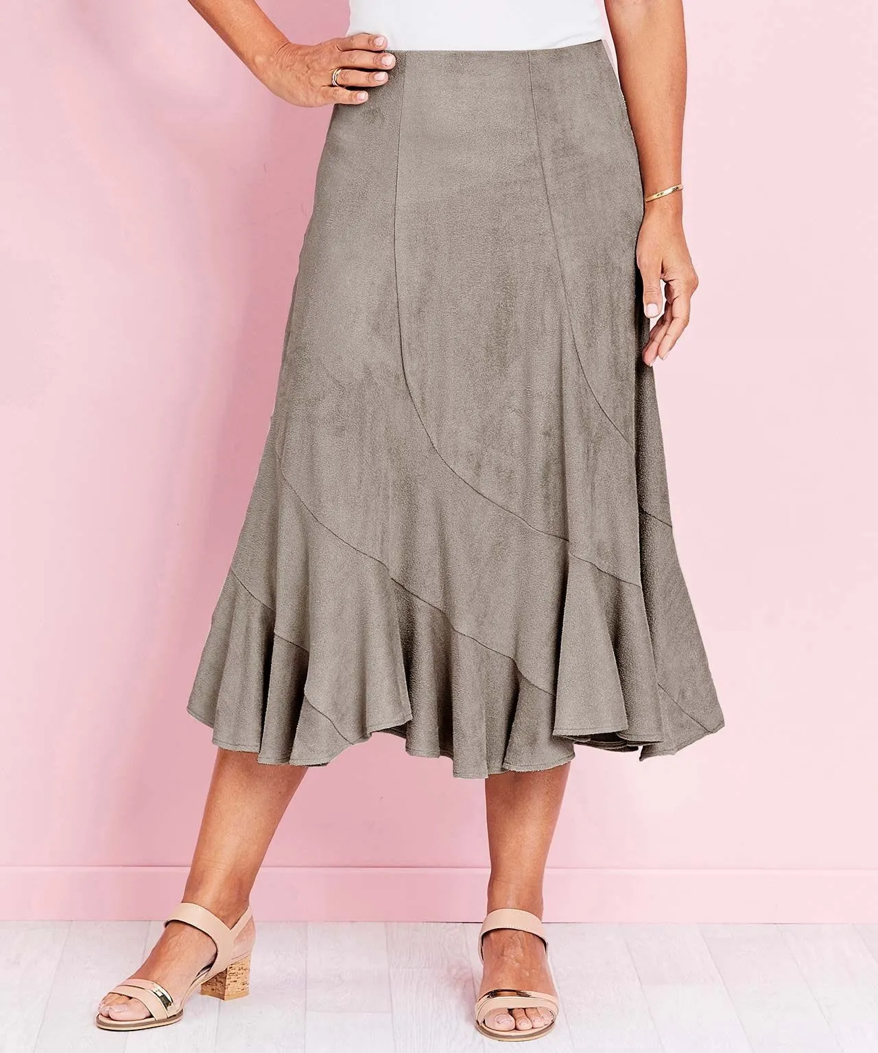 Suedette Skirt