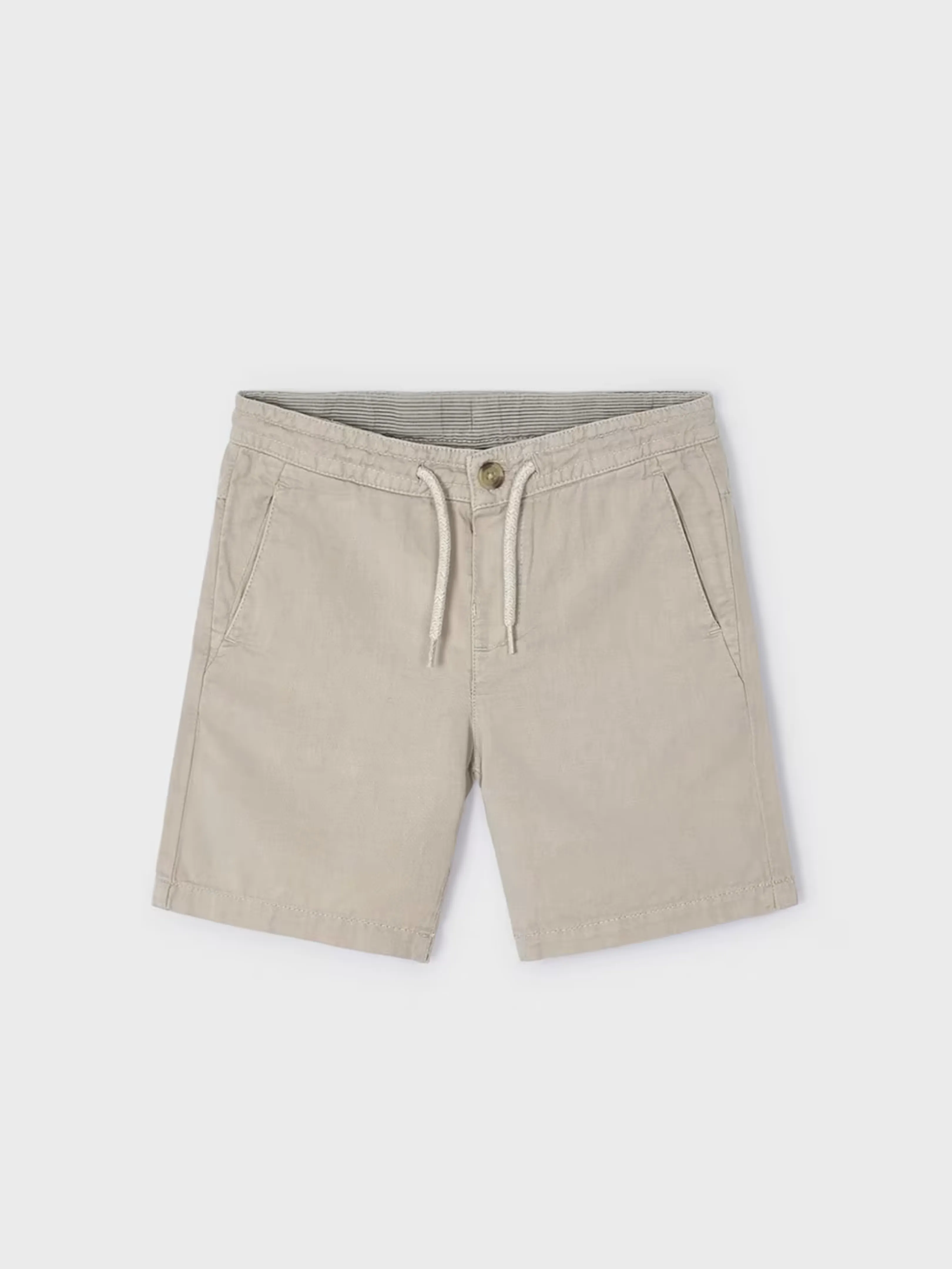 Tan Linen Shorts