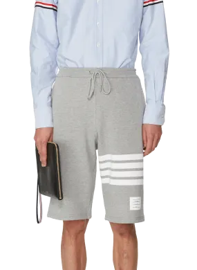 Thom browne  Striped cotton shorts - Grey