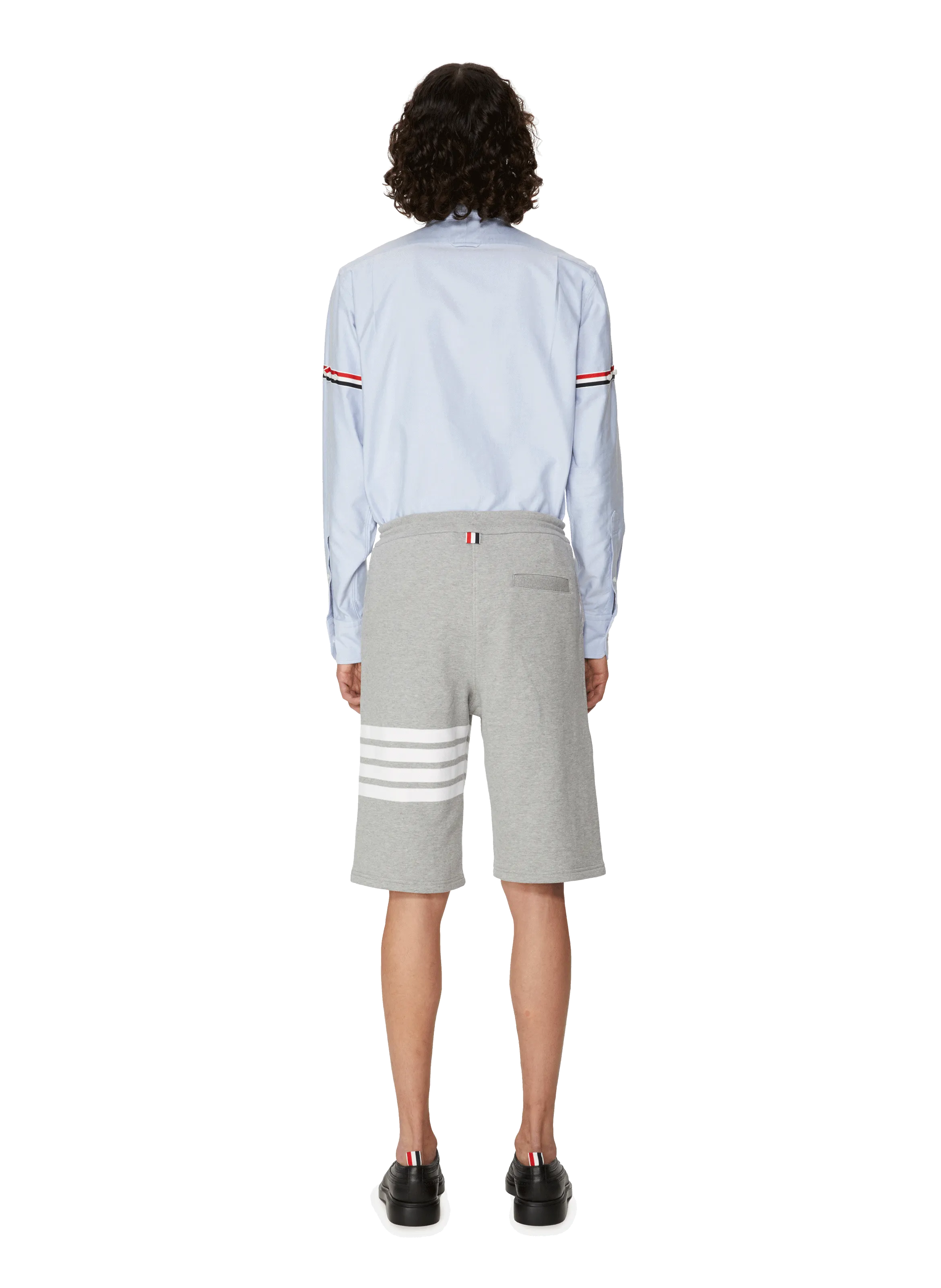 Thom browne  Striped cotton shorts - Grey