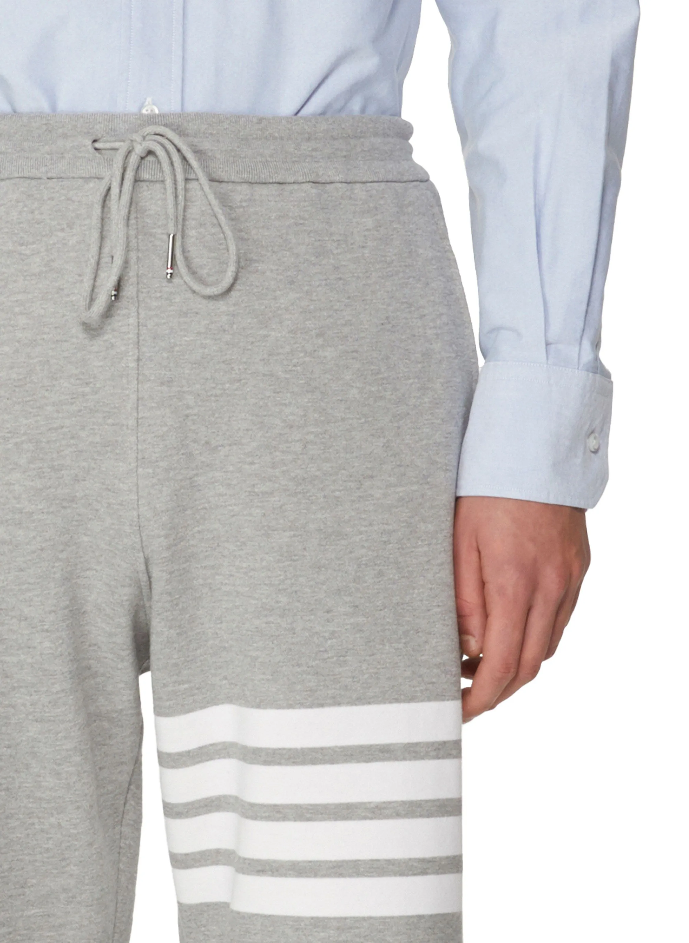 Thom browne  Striped cotton shorts - Grey