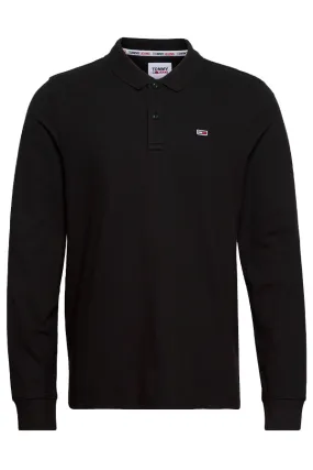 Tommy Hilfiger Regular L/S Polo Black