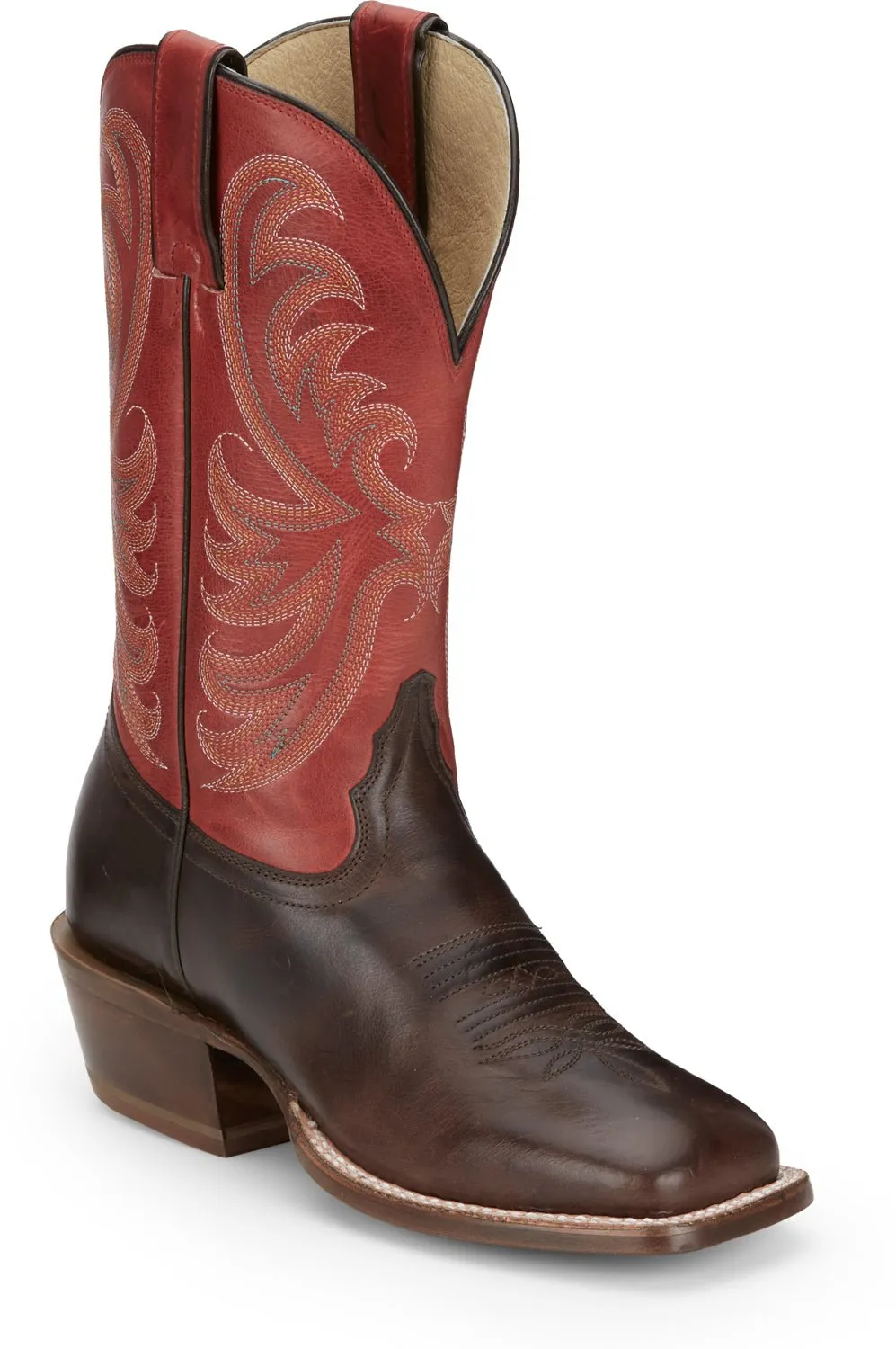 Tony Lama Womens Rowena Espresso Leather Cowboy Boots