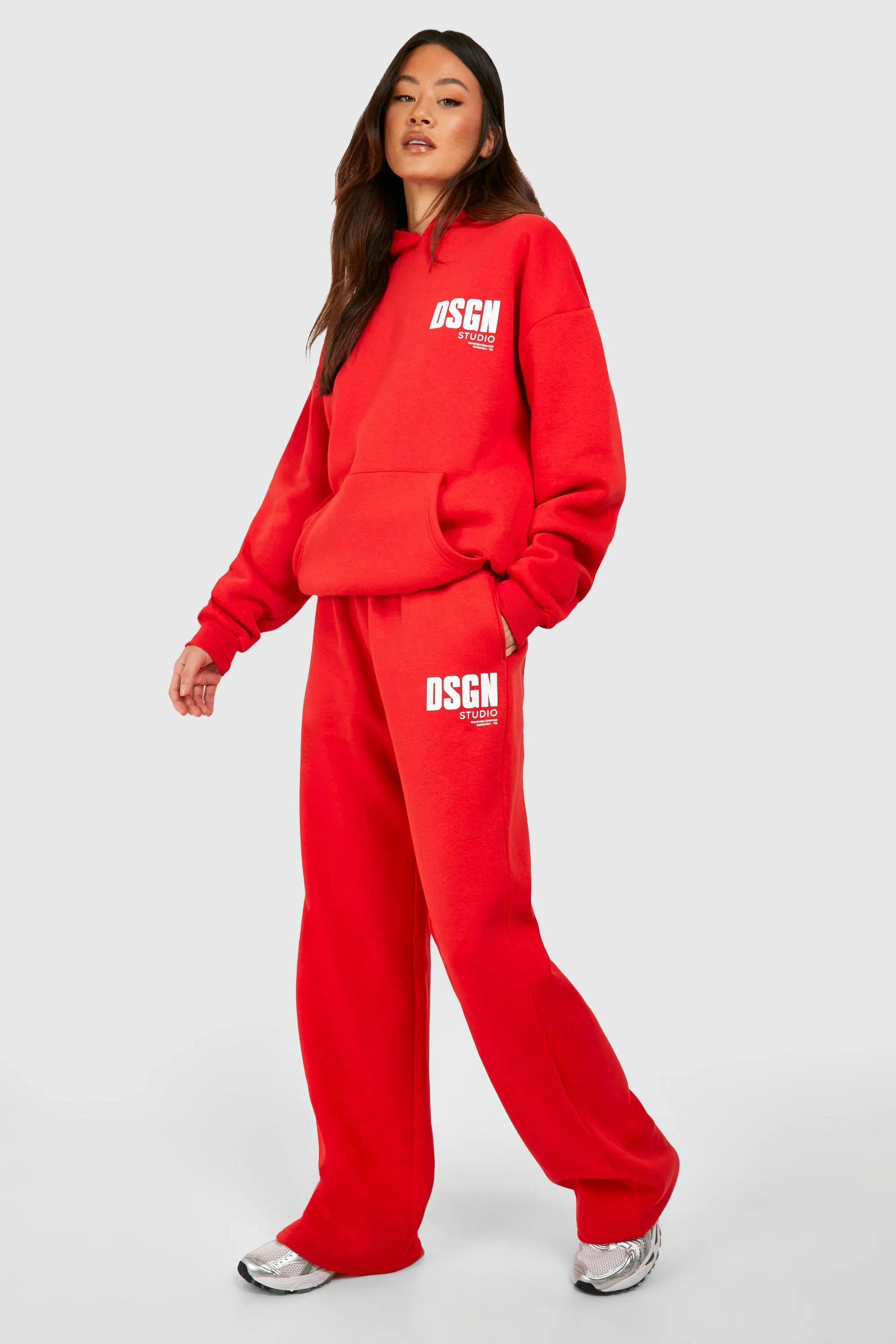 Tracksuits | Tall Dsgn Pocket Print Hoody Tracksuit | boohoo