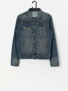 Vintage Diesel denim jacket in mid-blue – Medium