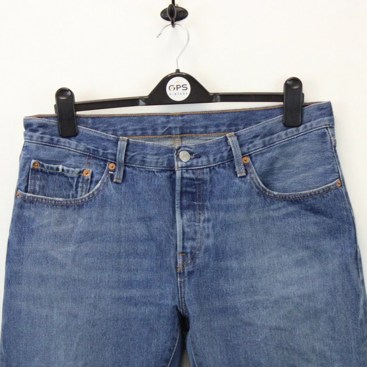 Womens LEVIS 501 CT Jeans Mid Blue | W36 L30