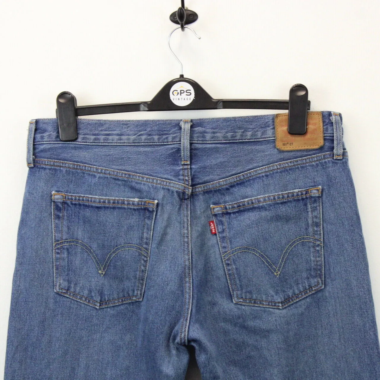 Womens LEVIS 501 CT Jeans Mid Blue | W36 L30