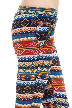 Women's Regular Southwest Multi Colored Print Leggings