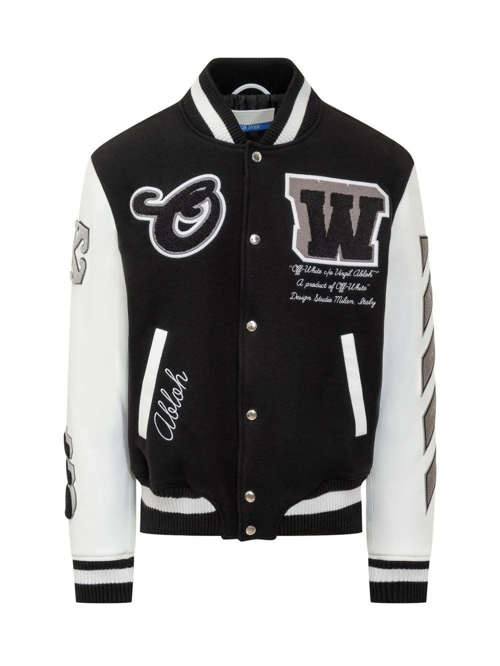 Wool and Leather Lea Varsity Jacket